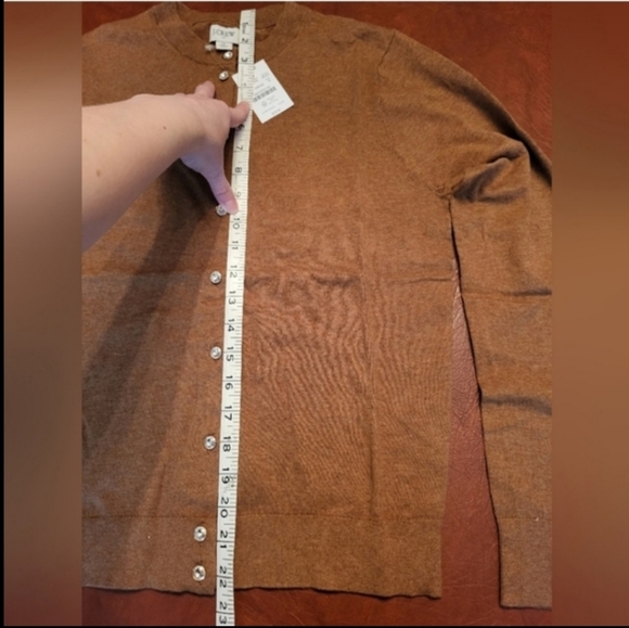 NWT CARAMEL CARDIGAN WITH JEWEL BUTTONS! - Picture 5 of 6